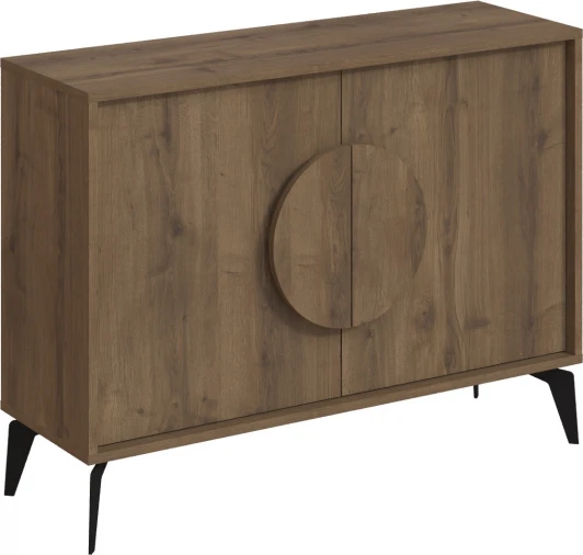 LEV00274 Комод GORA CONSOLE 110CM LEVE (ЛДСП,Металл/Черный,Светло-коричневый) арт.LEV00274