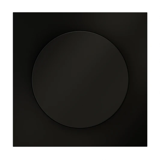 VLS002008 Накладка для светорегулятора поворотно-нажимного Voltum S70 VLS002008 (черный матовый)