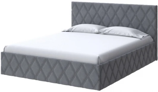 1935186 PROxSON Кровать Fresco (Ткань: Велюр Ultra Мокрый асфальт) 120x190