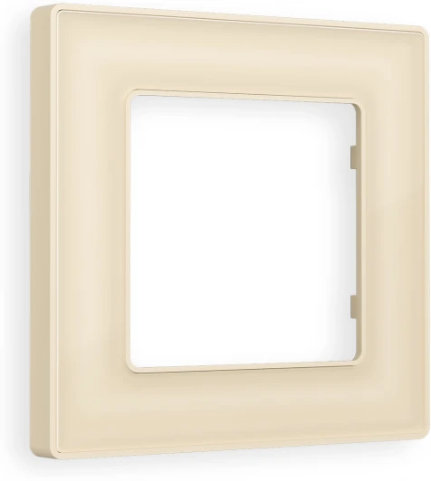 AF580301 Рамка Ambrella Volt ALFA Arctic (Бежевый Стекло органическое) 1-ая AF580301