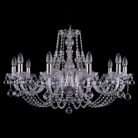 1406/10/300/Ni/Balls Подвесная люстра Bohemia 1406 1406/10/300/Ni/Balls