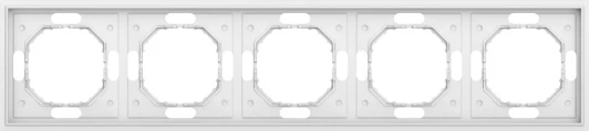 DS21533 Рамка 5-я, матовый белый Donel S08 DS21533