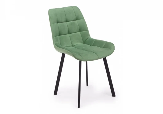 632501 Стул на металлокаркасе Челси П фисташковый (zd 651) / черный 632501