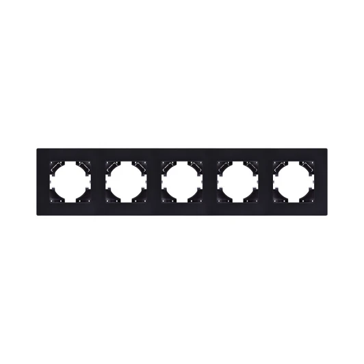 AT5BK Рамка 5-постовая черный Kollinger Aspekt AT5BK