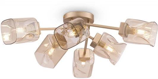FR5095CL-06G Потолочная люстра Freya Isabella FR5095CL-06G (220V, куб)