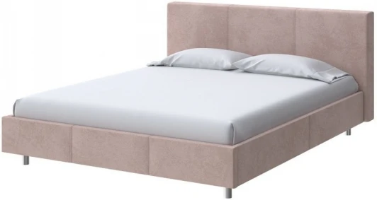 2015926 PROxSON Кровать Novo (Ткань: Велюр Teddy Шоколадный бисквит) 160x200