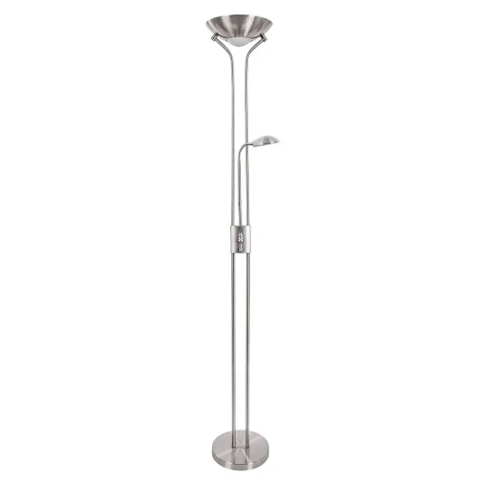A4329PN-2SS Торшер с лампой для чтения Arte Lamp Duetto A4329PN-2SS (LED, 220V)