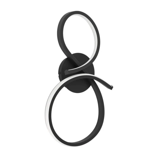 901268 Настенный светильник светодиодный Eglo Serpins 901268 11,4W(LED), алюминий, сталь, черный, пластик, белый, 3000K