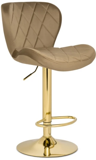 15505 Барный стул Woodville Porch dark beige / golden 15505