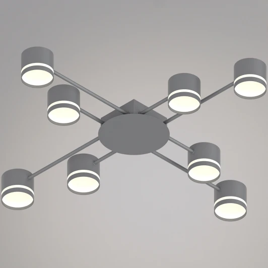 56730-0.3-08 GX53 GREY Потолочная люстра Reluce 56730-0.3-08 GX53 GREY