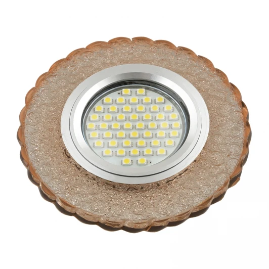 DLS-L140 GU5.3 GLASSY/TEA Встраиваемый точечный светильник Fametto Luciole DLS-L140 GU5.3 GLASSY/TEA (220V, круглые)