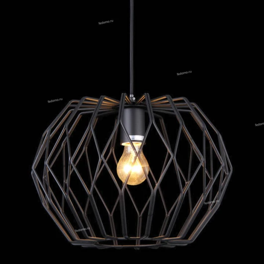 77036-1P BLACK Подвес Natali Kovaltseva, 1 плафон, черный