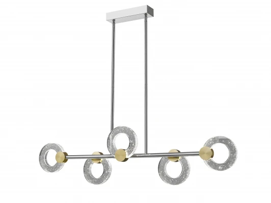 1082-LED20PL Потолочная люстра на штанге Simple Story 1082 1082-LED20PL (220V, хрусталь, кольцо)