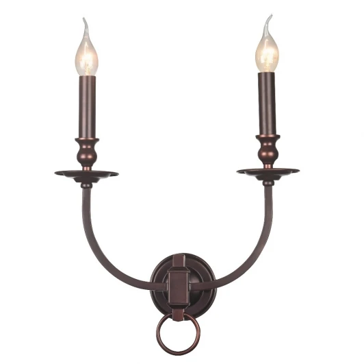 SUERTE BROWN AP2 Бра Crystal Lux Suerte BROWN AP2 (220V, подсвечник, свеча)