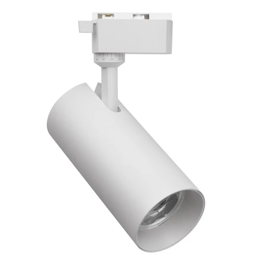 4866-1U Трековый светильник однофазный светодиодный Favourite Practica 4866-1U LEDx10/20/30W 220V 853/1391/2032LM 3000-6000K