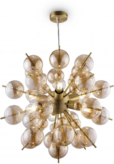 MOD133PL-06BS Подвесная люстра Maytoni Bolla MOD133PL-06BS (220V, на тросе, шар, шарики, молекулы)