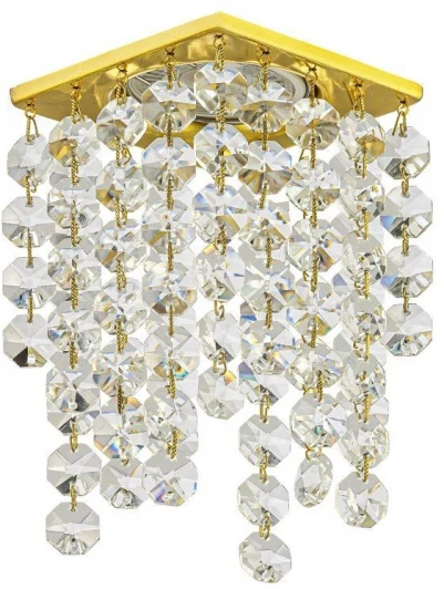 Tayo GU10.5.14.8x8.224 G Встраиваемый светильник хрустальный Dio D'Arte Tayo Gold GU10.5.14.8x8.224 G