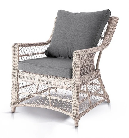 YH-C1881W beige "Гранд Латте" кресло из искусственного ротанга, цвет бежевый 4SIS УТ-00012490
