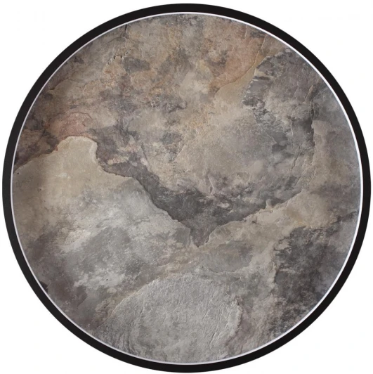 5078/45L Настенно-потолочный светильник Odeon Light Stoflake 5078/45L черн./серо-беж./металл/натур.камень/акрил LED 45W 3000K (220V, круглые)