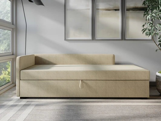 2211151 Диван-кровать Arsko Велес Угол левый рогожка бежевая