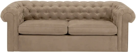 329613 Диван Chesterfield ОГОГО (арт.329613), (Ткань/Коричневый)
