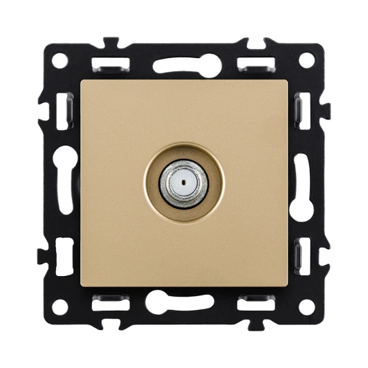 AS-020GD Розетка TV золотой Kollinger Asthetik AS-020GD