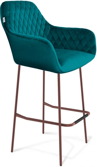 1967761405 Стул барный SHT-ST38/S29 альпийский бирюзовый/медный металлик от фабрики Sheffilton