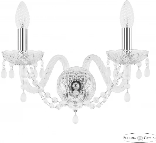 112B/2/165 Ni V0300 Бра Bohemia 112 112B/2/165 Ni V0300 (220V, подвески, подсвечник, свеча)