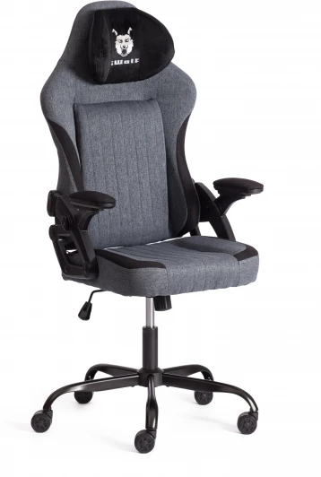 21596 Кресло iWolf Tetchair (Ткань/Черный,Серый) арт.21596