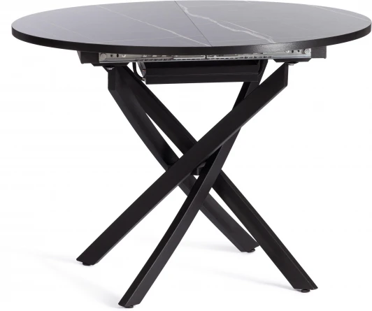 20618 Кухонный стол Tetchair MANZANA (ЛДСП,HPL,Металл/Черный)