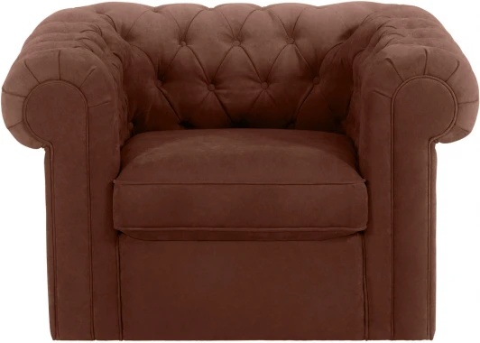 339864 Кресло Chesterfield ОГОГО (арт.339864), (Ткань/Коричневый)