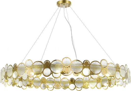 SL6133.303.16 Подвесной светильник ST Luce Swatch SL6133.303.16 Латунь/Прозрачный G9 16*5W (220V, на тросе, круглые)