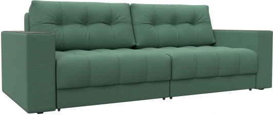 128386 Диван прямой с декором Лига-049 НПБ Лига Диванов (Рогожка) арт.128386