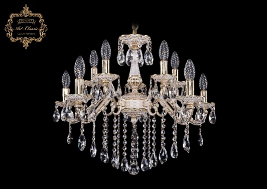 31.03.10.222.B.GW.Sp Подвесная люстра с хрустальными подвесками Art Classic 31.03 31.03.10.222.B.GW.Sp