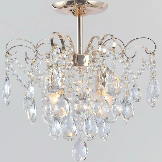 04051-0.3-04 FGD Потолочная люстра на штанге хрустальная Reluce 04051-0.3-04 FGD (220V)