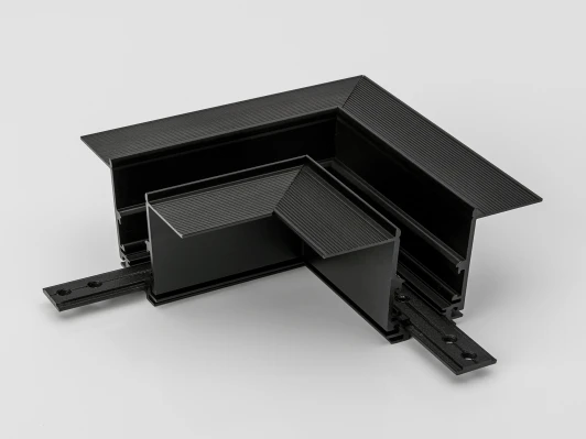 SY-LINK-CNLV-T2-BL Коннектор угловой горизонтальный для встраиваемого глубокого шинопровода SY-LINK под шпаклевку Lumker SY-LINK SY-LINK-CNLV-T2-BL