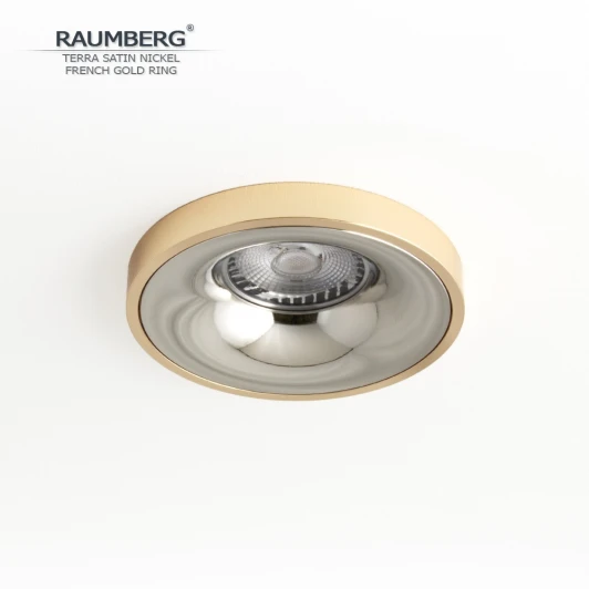 TerraSNi\FGd Встраиваемый светильник Raumberg TerraSNi\FGd Satin Nickel\French Gold