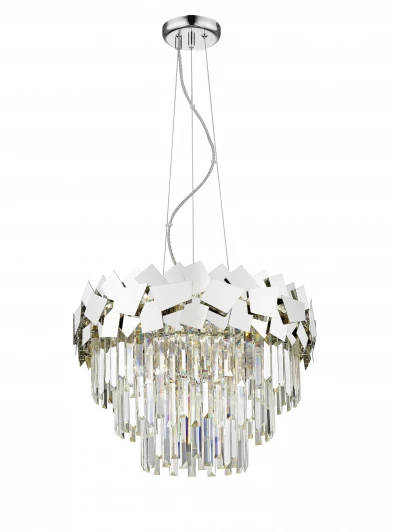 1032-R7PL Подвесная люстра каскадная Simple Story 1032 1032-R7PL (220V, хрусталь, подвески, на тросе)