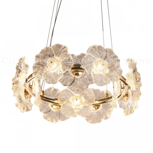 11495 Подвесная люстра светодиодная с цветами Cloyd Shambala 11495 (220V, на тросе, цветы)