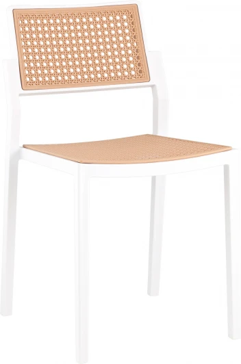 УТ000039188 Стул пластиковый Milto белый Stool Group арт.УТ000039188