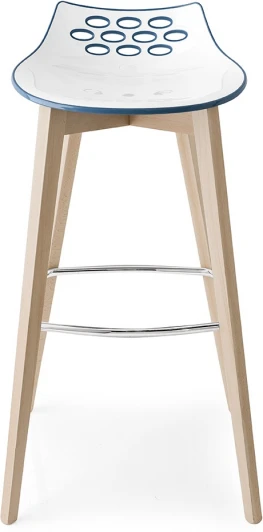 CB1487P12P799P13P Стул JAM W CB/1487, ash.P12 smoke/ P799-P13P WHITE/ GLOSSY MUSTARD YELLOW, M-City