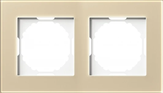 DEN212GC Рамка 2-я, Natural стекло шампань Donel A07 DEN212GC