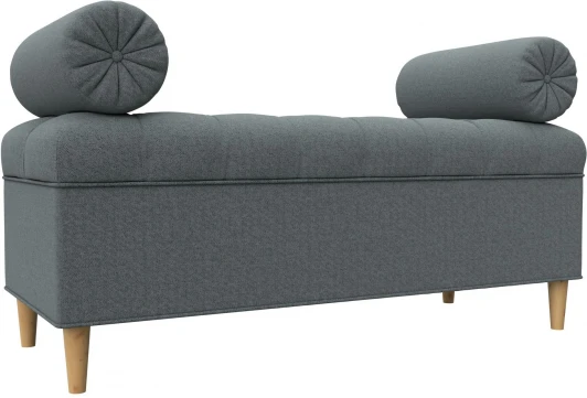 125843 Банкетка Глория (Серый/Рогожка) Лига Диванов арт.125843