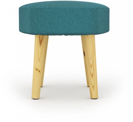 221174 Пуф Arsko Сканди 2 голубая рогожка