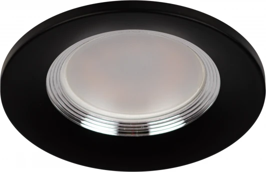 KL107 BK/SL Встраиваемый точечный светильник ЭРА KL107 BK/SL (12V, круглые)