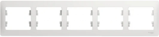 GSL000105 Рамка на 5 постов (белый) Systeme Electric GSL000105