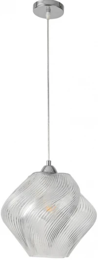 8288/1A Подвесной светильник Lumion Tide 8288/1A хром/прозрачный, металл/стекло E27 1*60W 220V (на проводе)