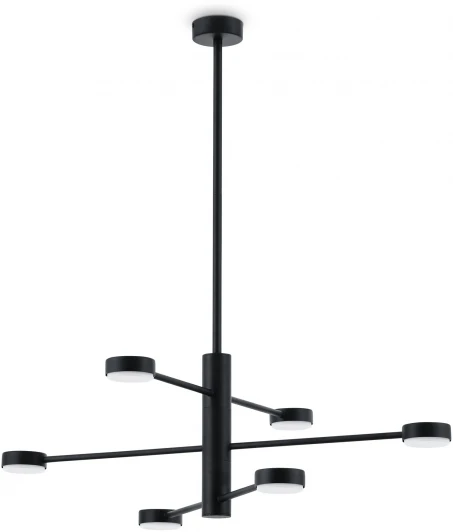 FR5363CL-06B Потолочная люстра ярусная на штанге Freya Tactic FR5363CL-06B (220V, круглые)