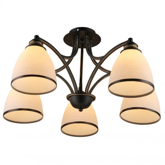 MD.3296-5-S WENGE Потолочная люстра Imex MD.3296-5-S WENGE