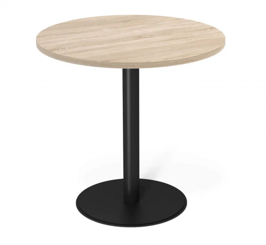 8133968604 Стол Sheffilton SHT-TU43/TT 80 ЛДСП черный муар/дуб сонома 8133968604